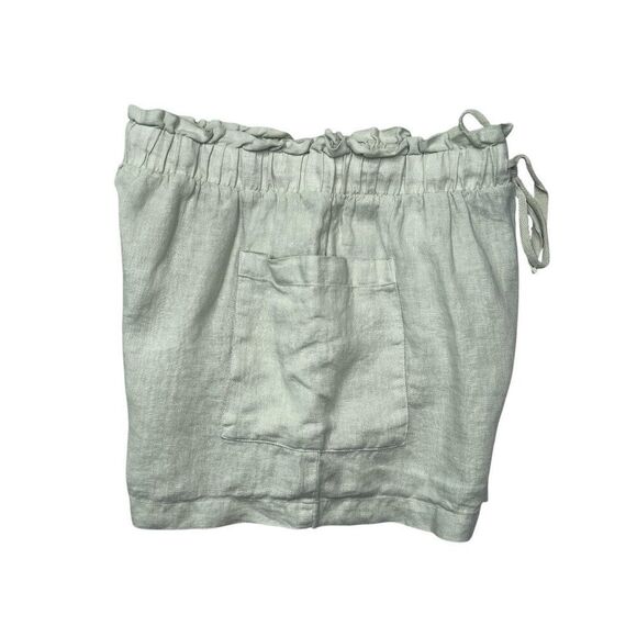 Cloth & Stone Linen Shorts Women's Size Small Mint Green Draw String Shorts - Picture 5 of 11